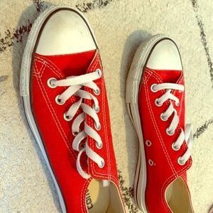 Red converse